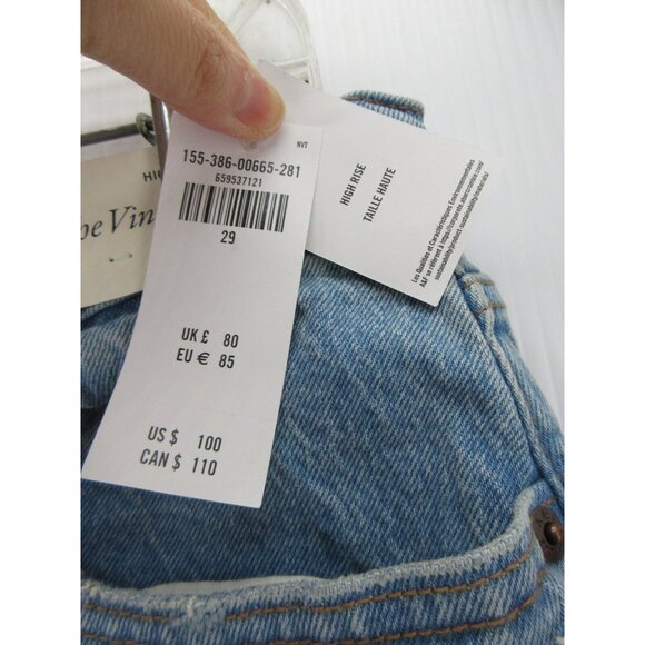Abercrombie & Fitch Jeans 8 The Vintage Straight High Rise 29 NEW - Picture 3 of 13